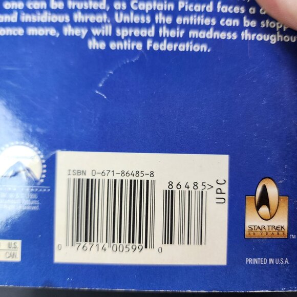 Star Trek The Next Generation Possession #40 by J.M Dillard & Kathleen O'Malley - Picture 4 of 4